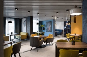 FM Cafe Restaurant. Дизайн интерьера ресторана в Киеве. Дизайнер интерьера Юлия Байдык. Студия дизайна интерьера Alta Idea Interior Design, Киев. Дизайн кафе _ 10