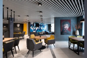 FM Cafe Restaurant. Дизайн интерьера ресторана в Киеве. Дизайнер интерьера Юлия Байдык. Студия дизайна интерьера Alta Idea Interior Design, Киев. Дизайн кафе _ 7