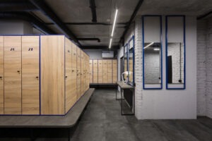 Green Fit. Дизайн интерьера спортзала в Киеве. Дизайнер интерьера Юлия Байдык. Студия дизайна интерьера Alta Idea Interior Design, Киев . Дизайн спортклуба, тренажерного зала _ 20