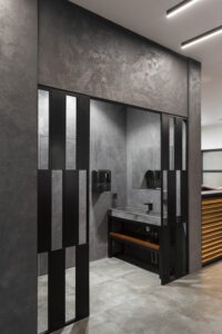 Green Fit. Дизайн интерьера спортзала в Киеве. Дизайнер интерьера Юлия Байдык. Студия дизайна интерьера Alta Idea Interior Design, Киев . Дизайн спортклуба, тренажерного зала _ 8