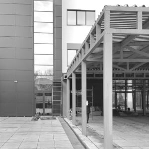 Терраса SHEF в Киеве, стройка. Студия дизайна интерьера Alta Idea